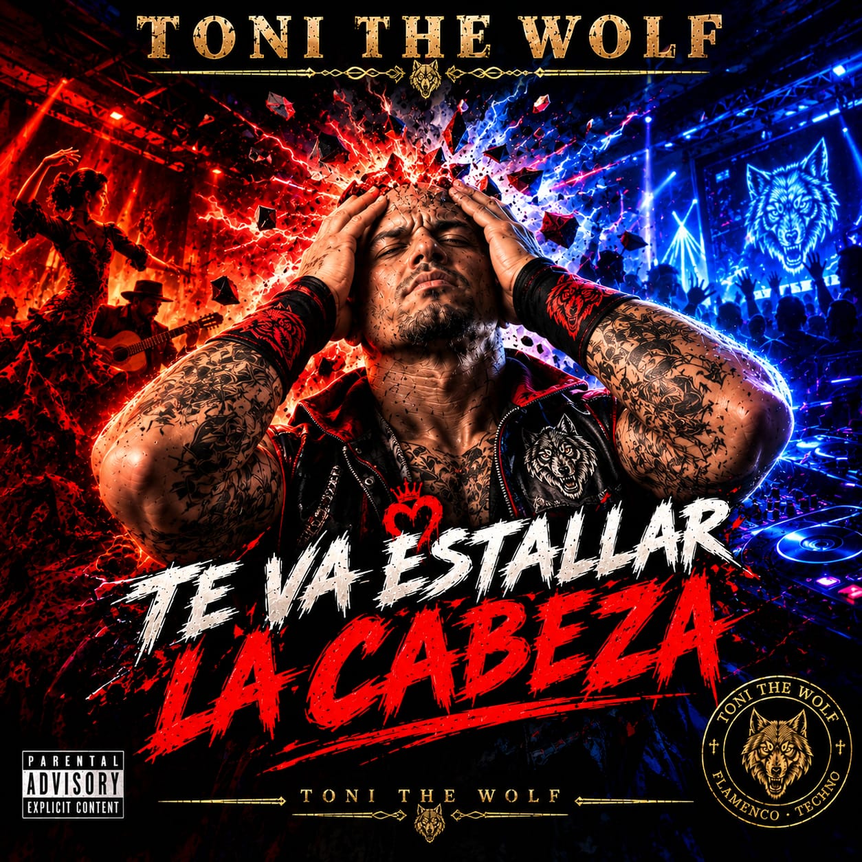 TONI THE WOLF – CORAZÓN CONTENTO | HARD TECHNO FLAMENCO REMIX - Imagen 4