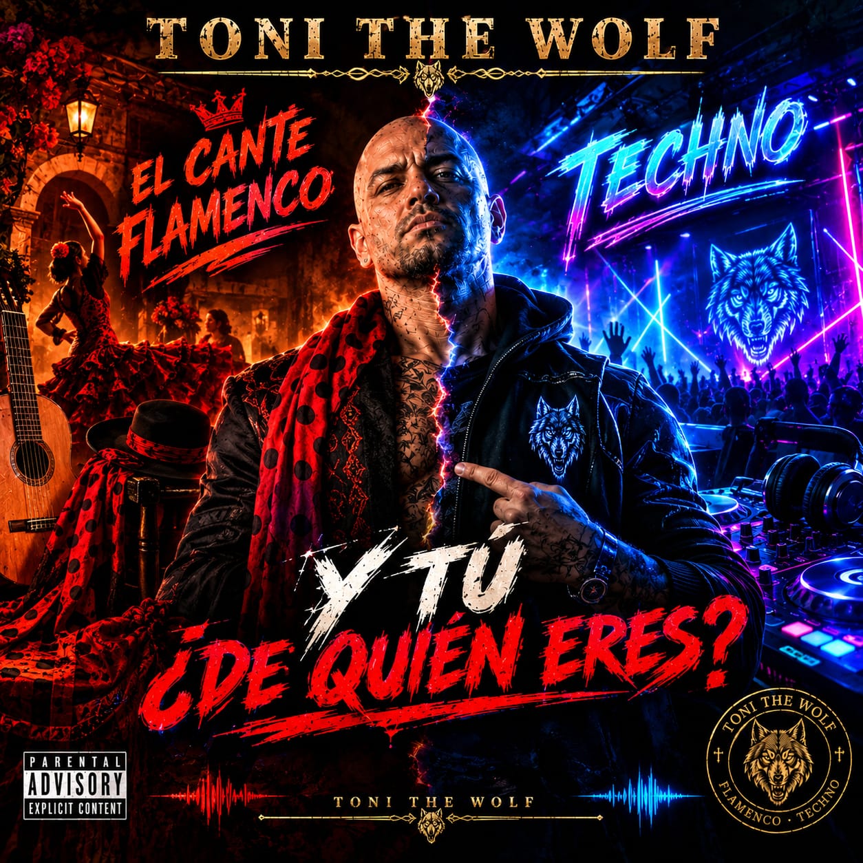 TONI THE WOLF – CORAZÓN CONTENTO | HARD TECHNO FLAMENCO REMIX - Imagen 5