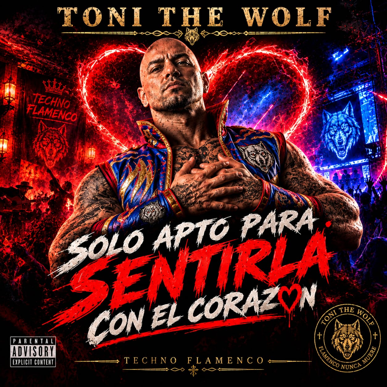 TONI THE WOLF – CORAZÓN CONTENTO | HARD TECHNO FLAMENCO REMIX - Imagen 6