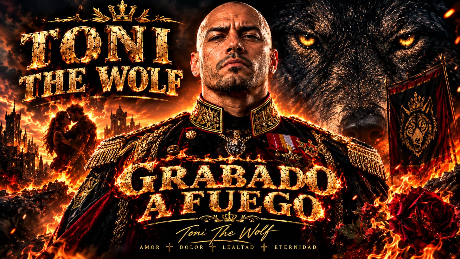 TONI THE WOLF – GRABADO A FUEGO | VIDEOCLIP OFICIAL - Imagen 3